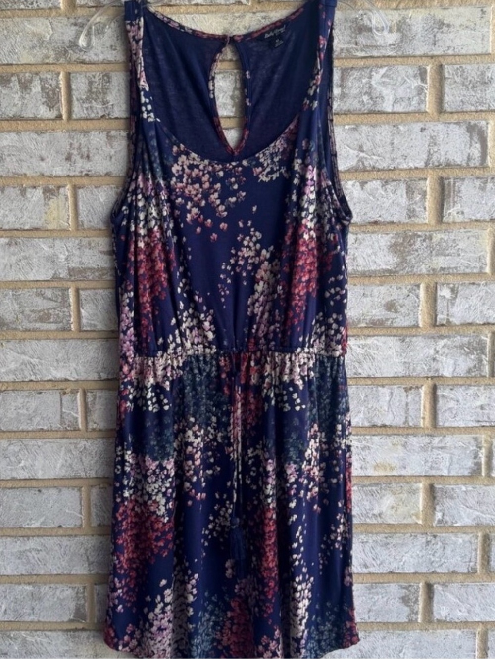Lucky Brand Navy Floral Tank Dress